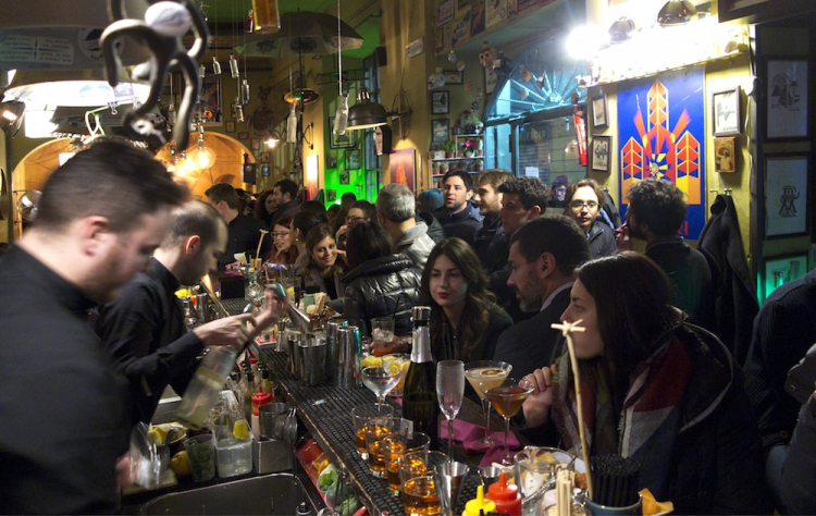 L'animatissima ala cocktail