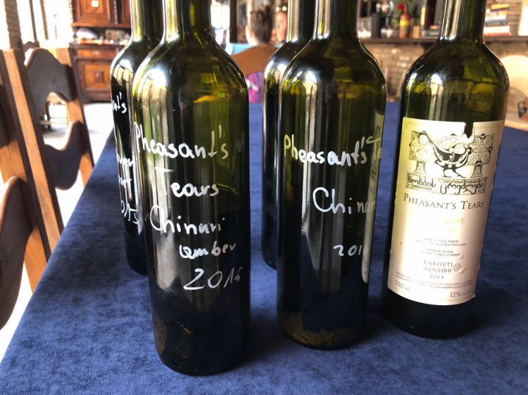 The wines from Pheasant's Tears, a 20-hectare estate with an excellent restaurant, between the Kartli and Kakheti regions
