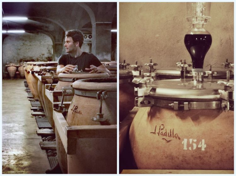 In cantina si contano 247 tinajas, anfore, che l’artigiano Juan Padilla produce a Villarobledo, in Spagna. Elisabetta le introduce in cantina nel 2009 (grazie all’amico Giusto Occhipinti che le scovò in un paesino della penisola iberica). «Cercavo un contenitore per la Nosiola, me ne sono innamorata»