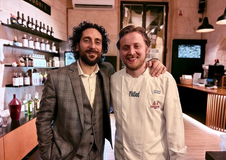 Biagio Spagnuolo e Vincenzo Palermo, soci-fondatori di Pi&ugrave; Sud a Matera
