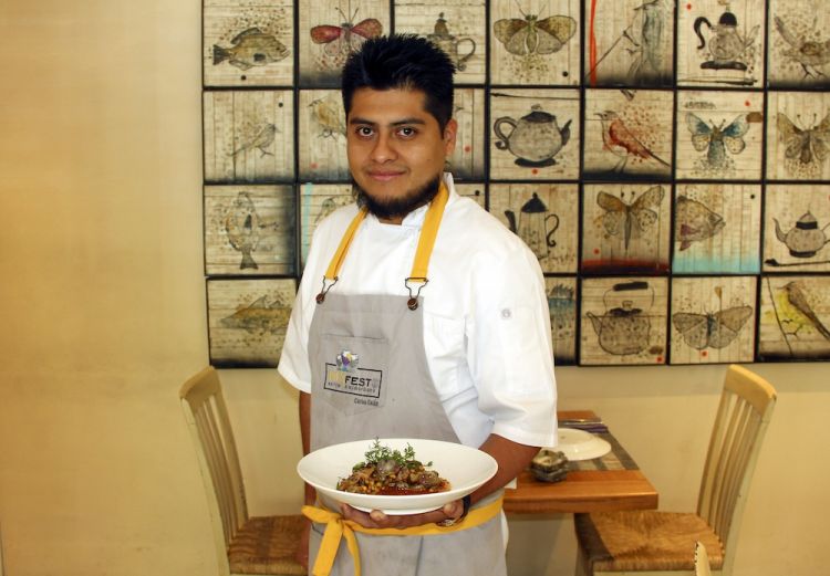Lo chef Carlos Galán
