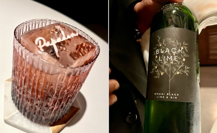 Il lato cocktail di Trésind Studio è molto più che un semplice complemento dei piatti. I cocktail, ispirati ai colori e agli odori dei mercati di Dubai, sono firmati dall'italiano Dom Carella, con importanti accortezze sostenibili e zero waste. Sono gustosi nella loro complessità accomodata (provate il Nilgiri Negroni, uno sballo dal take dolce e fruttato).
Il "Synergy Pairing", l'abbinamento alcolico del menu degustazione, è tra i più interessanti mai provati: infusioni, sciroppi e bitter sono tutti autoprodotti «E serviti», spiega Carella, «per generare sapori che possano elevare ed esaltare il profilo aromatico dei piatti, con percentuali di alcol per volume che non aggrediscano il palato e siano più leggeri in termini di corpo». Una preview di quello che vedremo sempre di più nei ristoranti