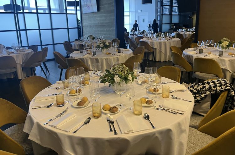 La tavola del Presidential Club di Udine