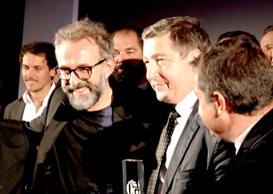 Massimo Bottura has never been so high up in the W
