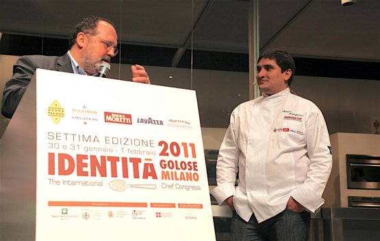 Mauro Colagreco a Identità Milano 2011 presentato da Paolo Marchi
