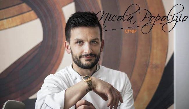Lo chef Nicola Popolizio
