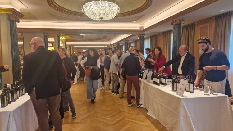 Un altro momento della degustazione