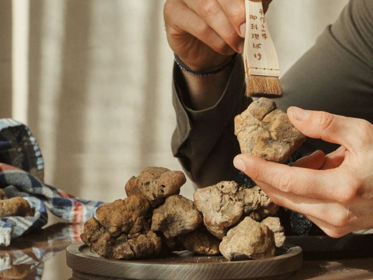 Il tartufo bianco, il protagonista indiscusso del menu Oro Bianco. Foto Marco Varoli

