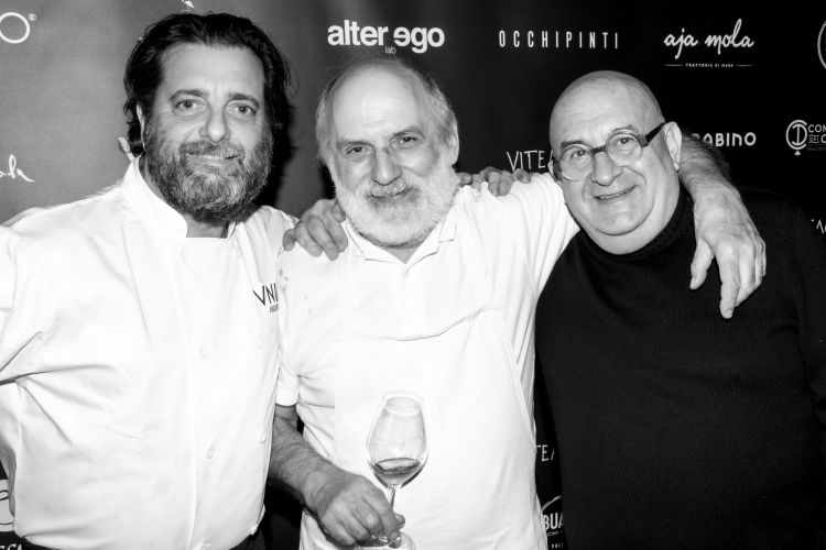 Andrea Marroni, Corrado Assenza e Franco Virga. (Foto di Daniele Ratti)