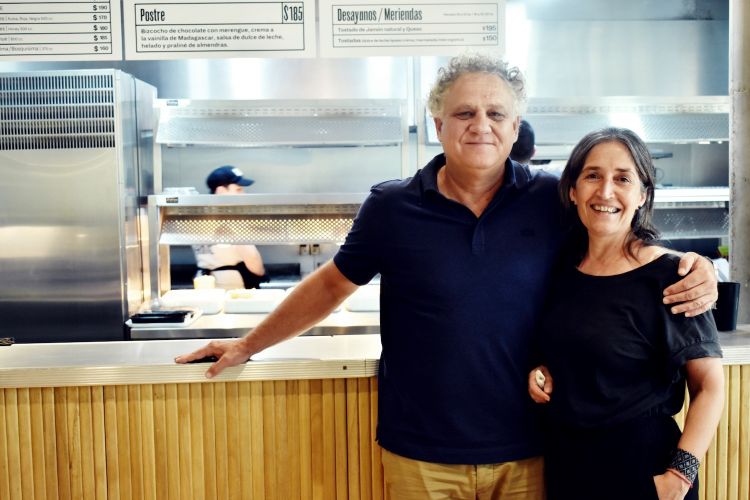 Carolina Colagreco and her husband Rafaél Lima, president at CARNE
