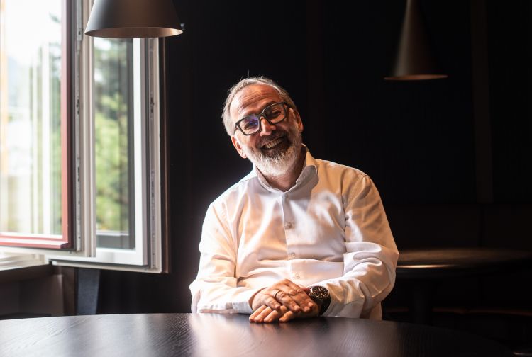 Norbert Niederkofler, 62 anni, nato in Valle Aurina (foto Lorenzo Polato)
