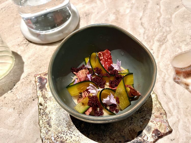 The flawless artistic-chromatic aesthetics of the dishes at Central