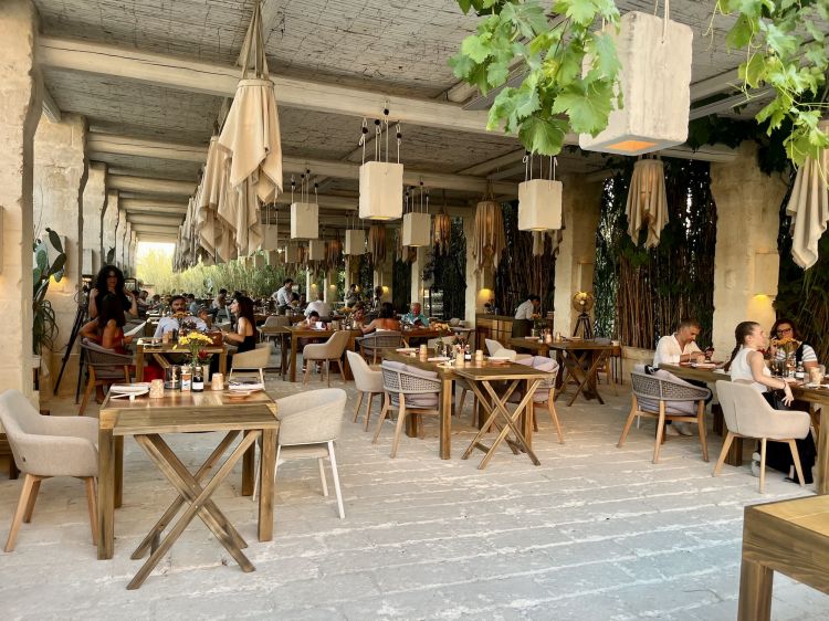 Dove una volta c'era il ristorante vegetariano 100% La Calce, ora c'è il Cannucciato, braceria all'aperto. Si inzia con specialità in condivisione (pollo di Masseria, spedini di agnello, carpaccio di wagyu della Murgia) e si prosegue con le specialità di carne alla brace (tomahawk, t-bone e diaframmi di podolica ma anche spaghetti all'assassina e astice gratinato)