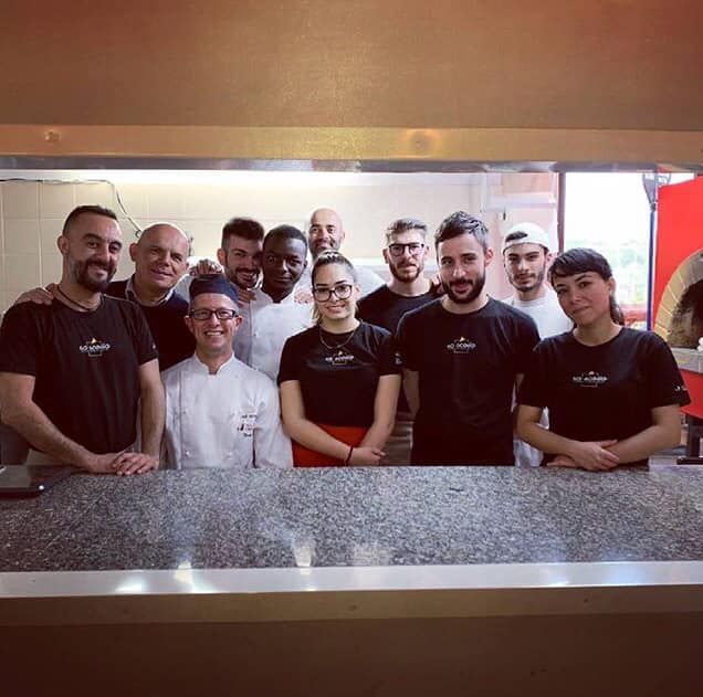 Massa con il team di Sa Scolla