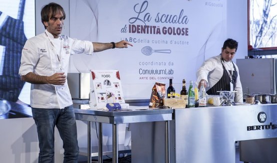 Davide Oldani, chef del D'O di Cornaredo, per 