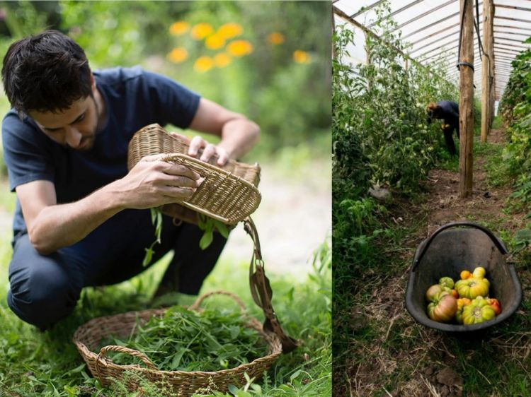 L’amore di Guido per l’orto nasce nell’infanzia quando, con la madre, si prendeva cura di quello domestico; quindi, questa passione cresce e si sviluppa grazie all’esperienza al fianco di chef Bras: «Per me è come un artista, un Picasso. In un contesto rococò in cui tutto era molto elaborato, Bras ha indicato la strada: prima il prodotto, poi la tecnica». L’attenzione per il prodotto, la stagionalità e il focus sul produttore maturano ulteriormente durante gli anni alla guida di Restó «Non il classico bistrot francese, ma un’insegna con una impronta “alla Bras”» ci dice Guido. «Prodotto, materia prima, tanti vegetali e tanto pesce». Per oltre 15 anni Guido si reca tutti i giorni al mercado central dove avverte in maniera ancora più vivida lo scorrere delle stagioni