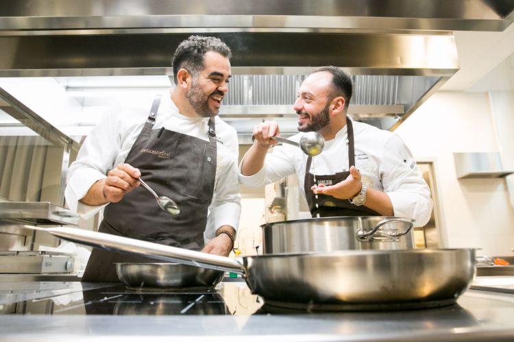 Con Alessandro Rinaldi, chef di casa in Romagnosi
