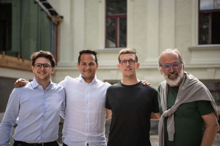 Christof Plankensteiner (assistente di Niederkofler), Lukas Gerges, Mauro Siega e Norbert Niederkofler​
