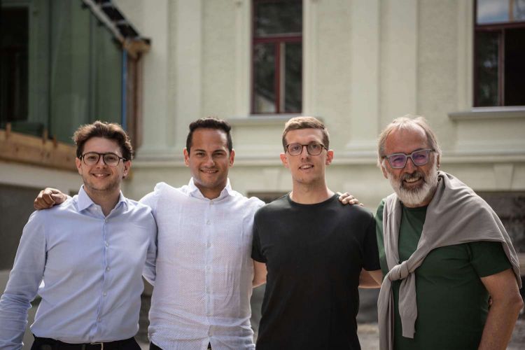 Christof Plankensteiner (assistente di Niederkofler), Lukas Gerges, Mauro Siega e Norbert Niederkofler​
