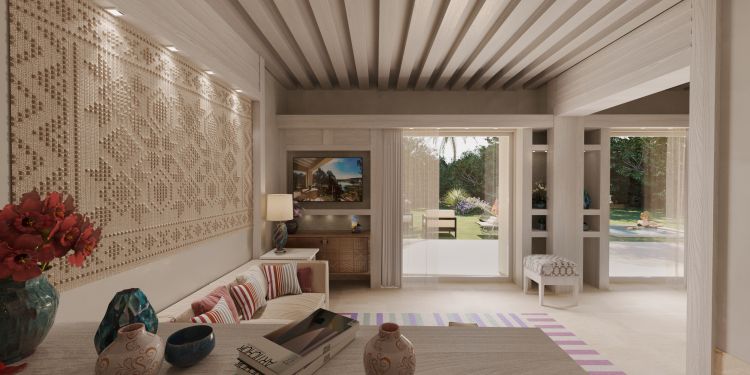 La beach suite, spaziosa ed elegante, dagli arredi curati ed eleganti