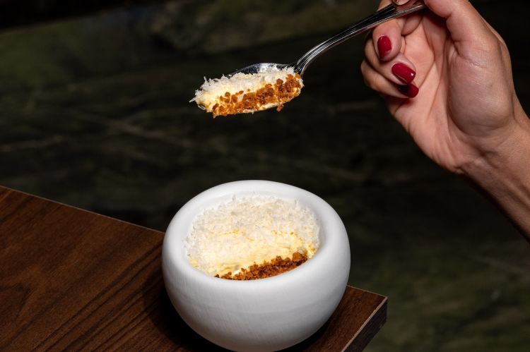 Crema, porcini e provolone del monaco