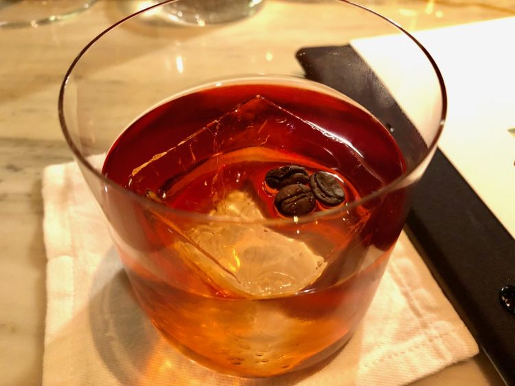 Negroni al profumo di cardamomo e caffè (eccezionale)
