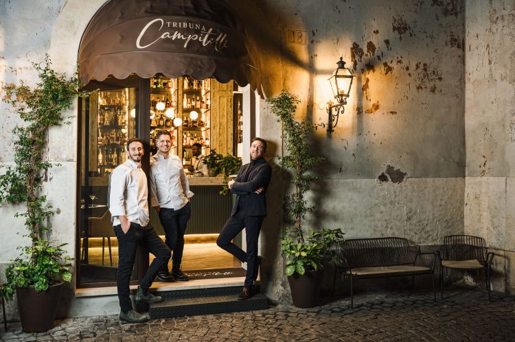 Tribuna Campitelli, Roma:&nbsp;da sinistra a destra, Francesco Brandini, Roberto Bonifazi&nbsp;e Daniele Gizzi (foto&nbsp;Marco Scichilone)

