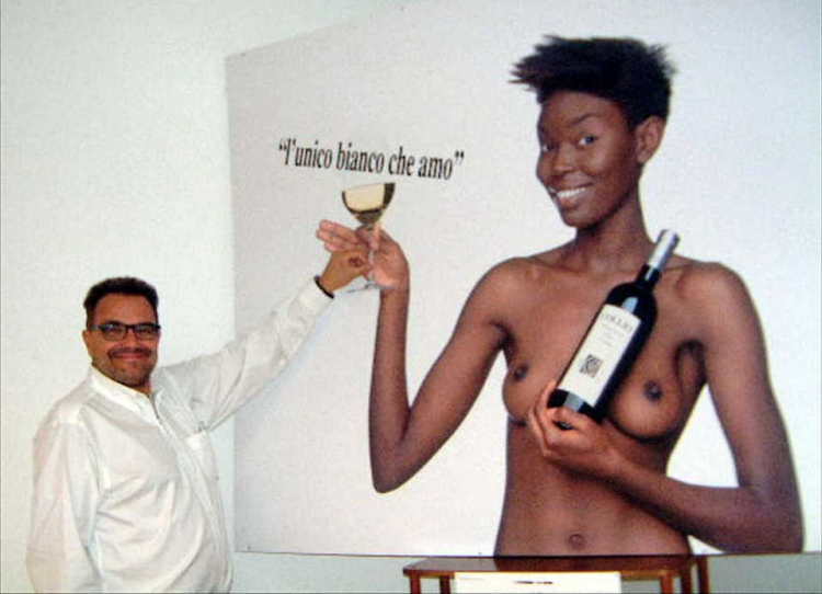 Oliviero Toscani con la sua controversa pubblicità ai vini del Collio
