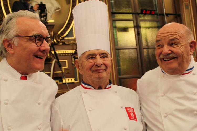 Between Alain Ducasse and Pierre Troisgros
