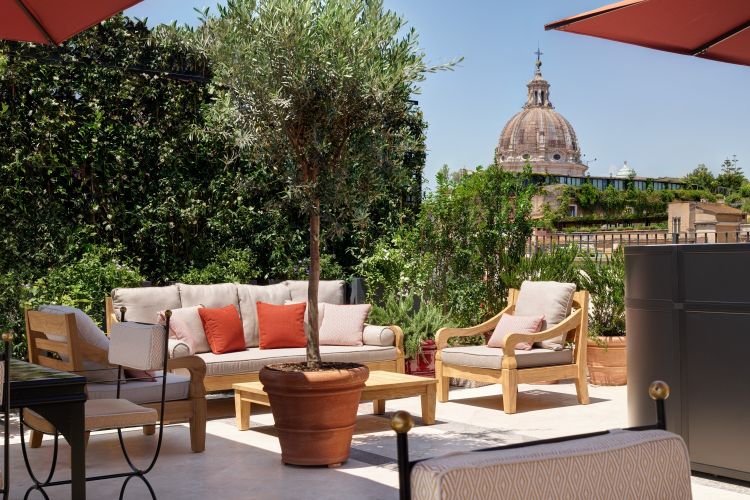 Terrazza Romana dell'Hotel d'Inghilterra

