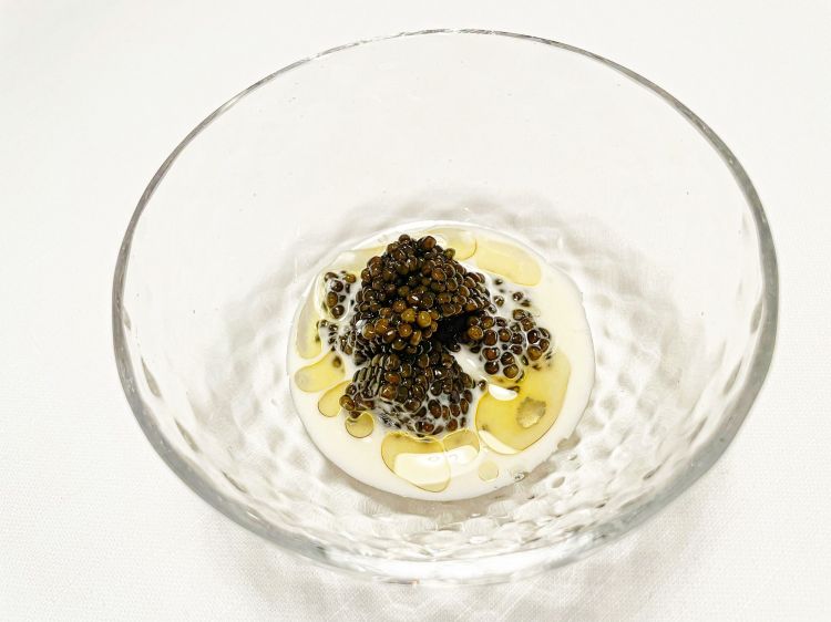 Ossetra Imperial caviar, walnut
