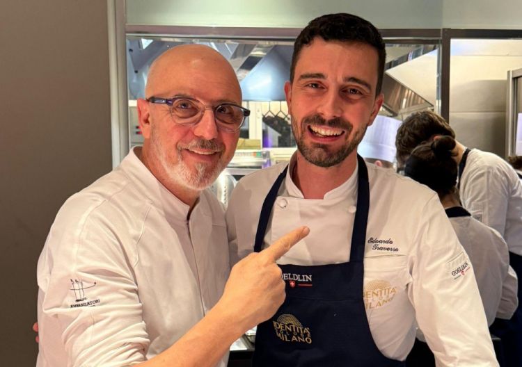 Franco Pepe con Edoardo Traverso