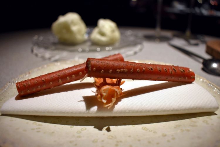 Ushuaia spider crab, dill