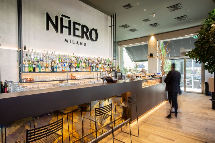 Il banco bar di Nhero
