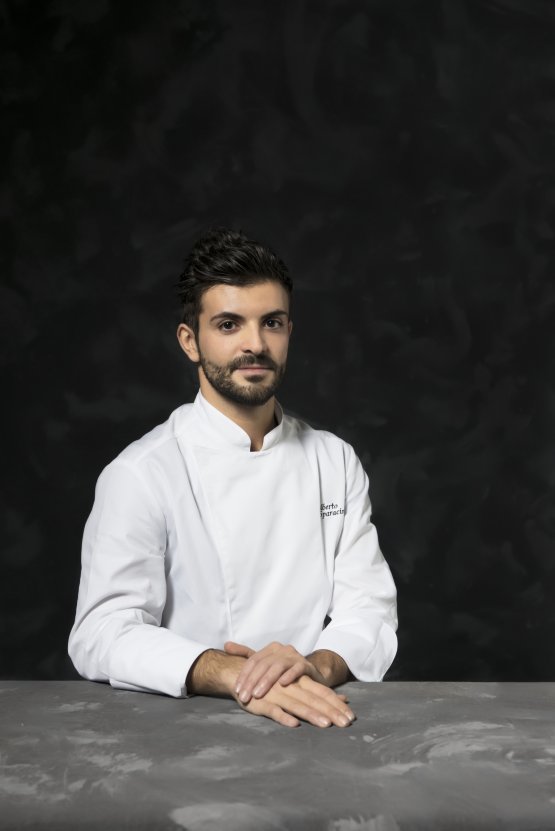 Alberto Sparacino, chef at restaurant Il Colombaio (Casole d’Elsa, Siena) 
