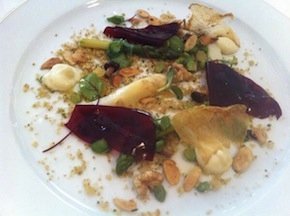 L'insalata Vegetale, il primo piatto dell'era Baronetto al Cambio