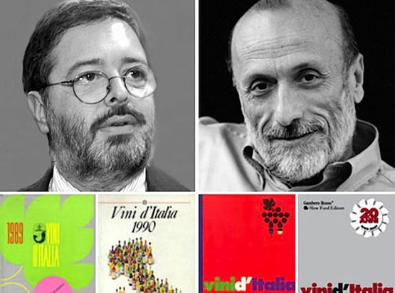 Daniele Cernilli e Carlo Petrini in un collage tratto dal blog del Papero Giallo