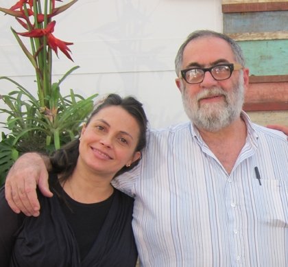 Joana Munné, organizzatrice del Festival di Tiradentes, e Carlos Alberto Doria, gastronomo