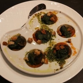 Escargot gratinate al pomodoro