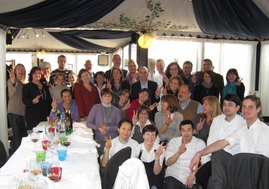 Foto ricordo per tutti noi di Identità Golose, do
