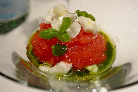 Carlo Cracco’s take on caprese for Stelle di Stelle, for the entire month of September at Harrods in London 