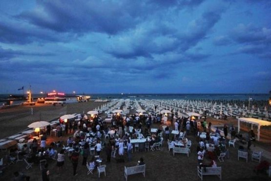 For the second time, the beach in Cesenatico hoste