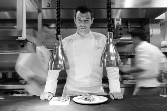 Luca Fantin, chef del ristorante Bulgari a Tokyo, 