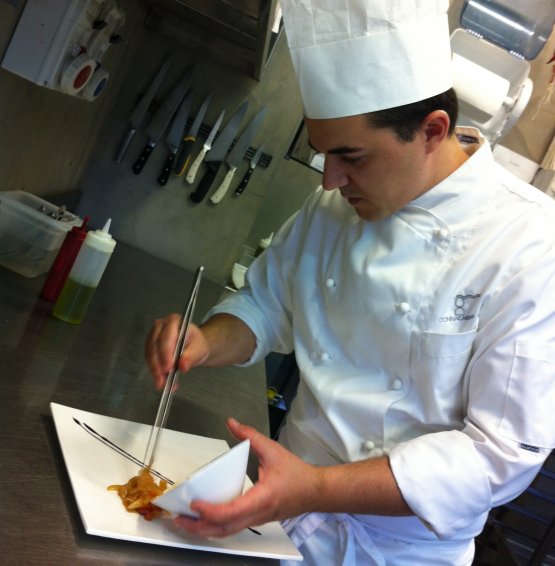 Chef Andrea Macca from La Cucina di DonnaCarmela. He’s a disciple of Ciccio Sultano