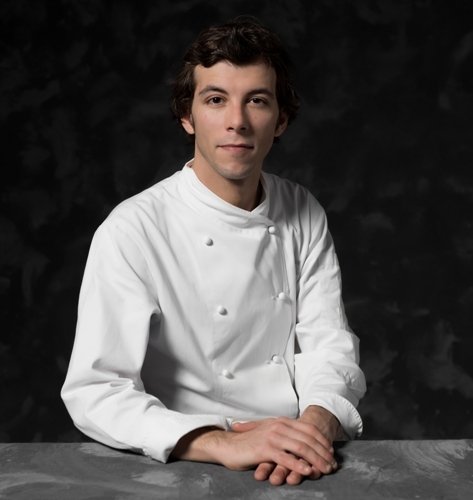 Matteo Chiaudrero, chef of Tenuta La Cascinetta in Buriasco (Torino). Photo by Francesca Moscheni