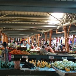 Il mercato coperto di Flacq