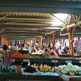 The Flacq covered market