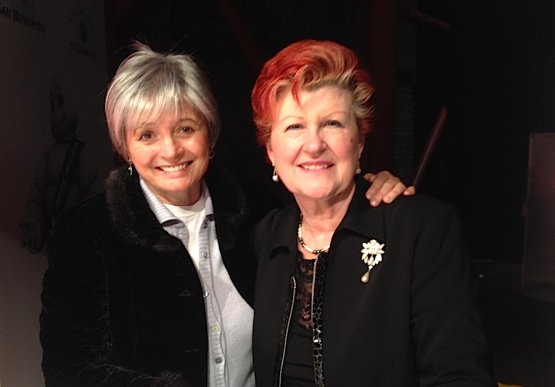 Nadia Santini and Annie Feolde, the ladies of the Italian restaurant scene 
