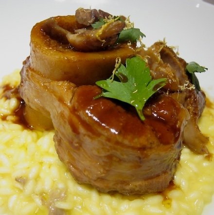 L'Ossobuco con risotto giallo di Alex Pilas