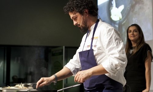 The chef from Romagna, Pier Giorgio Parini, accord